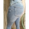 Světle modré  jeans M-sara, push-up - větší velikosti