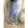 Světle modré  jeans M-sara, push-up - větší velikosti