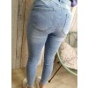 Světle modré  jeans M-sara, push-up - větší velikosti