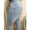Světle modré  jeans M-sara, push-up - větší velikosti