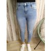 Světle modré  jeans M-sara, push-up - větší velikosti
