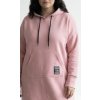 Maxi mikina Inside, růžová, UNI 44-50