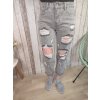 Jeans Rio, světle šedé