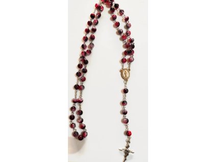 Růženec 07 červenočerný