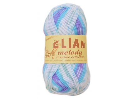 Pletací příze Elian Melody 298 - modrá