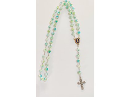 Růženec 08 tyrkysovobílá