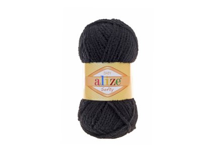 Alize Softy 060 - černá