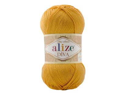 Alize Diva 488 - tmavě žlutá