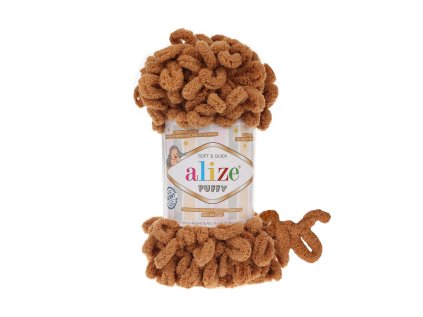 Alize Puffy – 179 hnědá