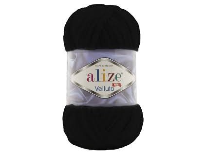 Alize Velluto 060 – černá