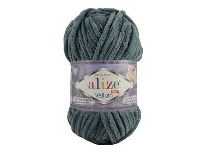 Alize Velluto 087 – Tmavě šedá