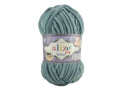 Alize Velluto 428 – šedá