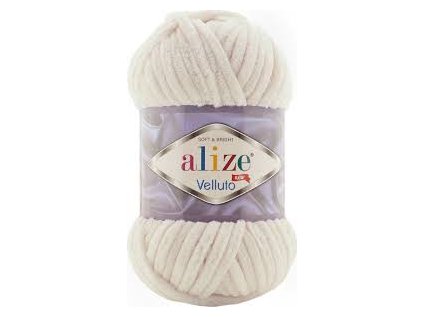 Alize Velluto 599 – bílá káva