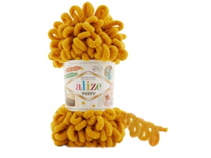 Alize Puffy – 002 hořčice