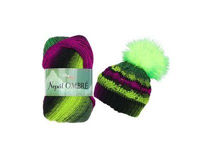 Příze Nepál Ombre 7422