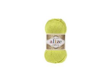 Alize Diva 109 - citronově žlutá