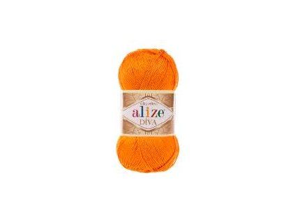 Alize Diva 120 - oranžová