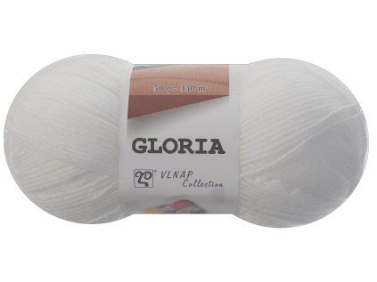 Pletací příze Gloria 57076 bílá