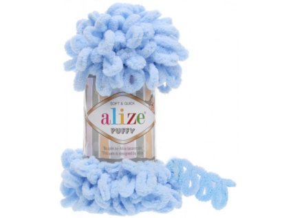 Alize Puffy 183 světle modrá