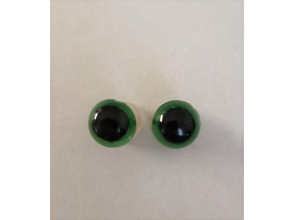 Bezpečnostní oči Ø10 mm, zelená (1pár)