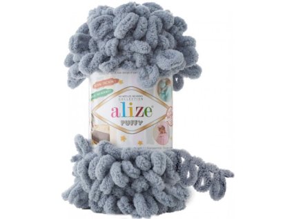 Alize Puffy,428 šedá