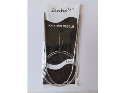 Kruhové  jehlice 80cm vel. 3,5 + tupá jehla