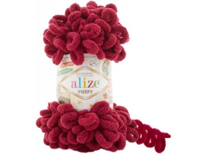 Alize Puffy 107 bordó