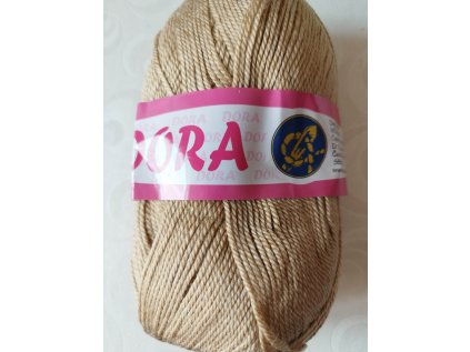Pletací příze Dora 100g - 079 velbloudí