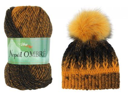 Příze Nepál Ombre 7407