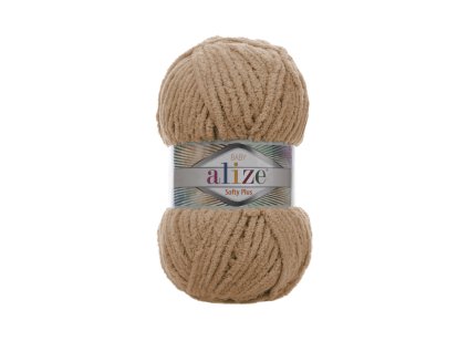 Pletací příze Alize Softy Plus č.199 světle hnědá