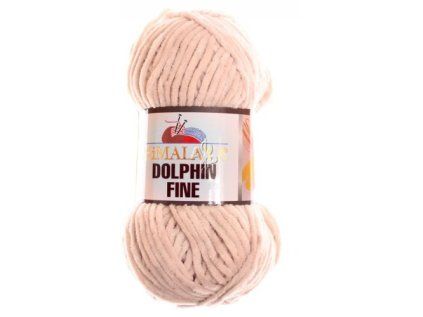 Pletací příze Dolphin Fine 80522 - bílá káva