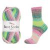 Pletací příze ponožková Best Socks 4-fach 7411