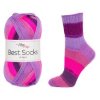 Pletací příze ponožková Best Socks 4-fach 7724