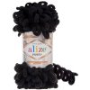 Alize Puffy černá 1060 – smyčková příze