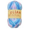 Pletací příze Elian Melody 296 - modrá