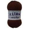 Pletací příze Elian Nicky 1182 - hnědá