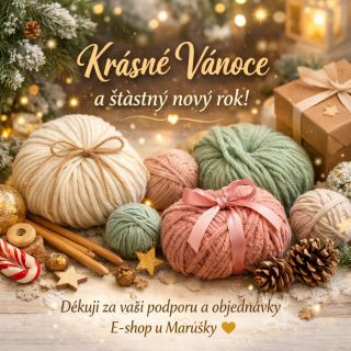 Milé zákaznice a zákazníci 🧶💛 chtěla bych vám z celého srdce poděkovat za všechny objednávky, zprávy a milá slova, která...