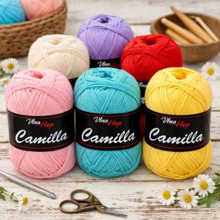 🎉 AKCE NA PŘÍZI CAMILLA 🎉 ✨ Teď ještě výhodněji pro tvoje háčkovací a pletené projekty! ✨ 🧶 Camilla 100% bavlna (Vlna Hep)...