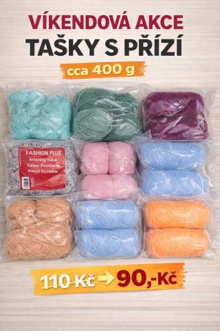 ⏰ DNES POSLEDNÍ DEN AKCE! 🧶 Tašky Fashion Plus od Himalaya – zbytky z výroby plné krásných přízí! ✔ cca 400 g příze v...