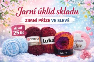 ✨ JARNÍ ÚKLID SKLADU ✨ Uvolňuji místo pro nové příze 🧶💖 👉 zimní příze ve slevě 👉 poslední kusy 👉 hebké, huňaté i klasické...