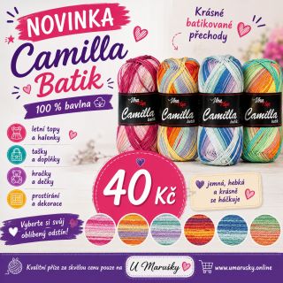 🌈 **NOVINKA V E-SHOPU – CAMILLA BATIK!** 🌈 Máte rádi barevné přechody? Pak si novou **Camillu Batik** určitě zamilujete! 💜...