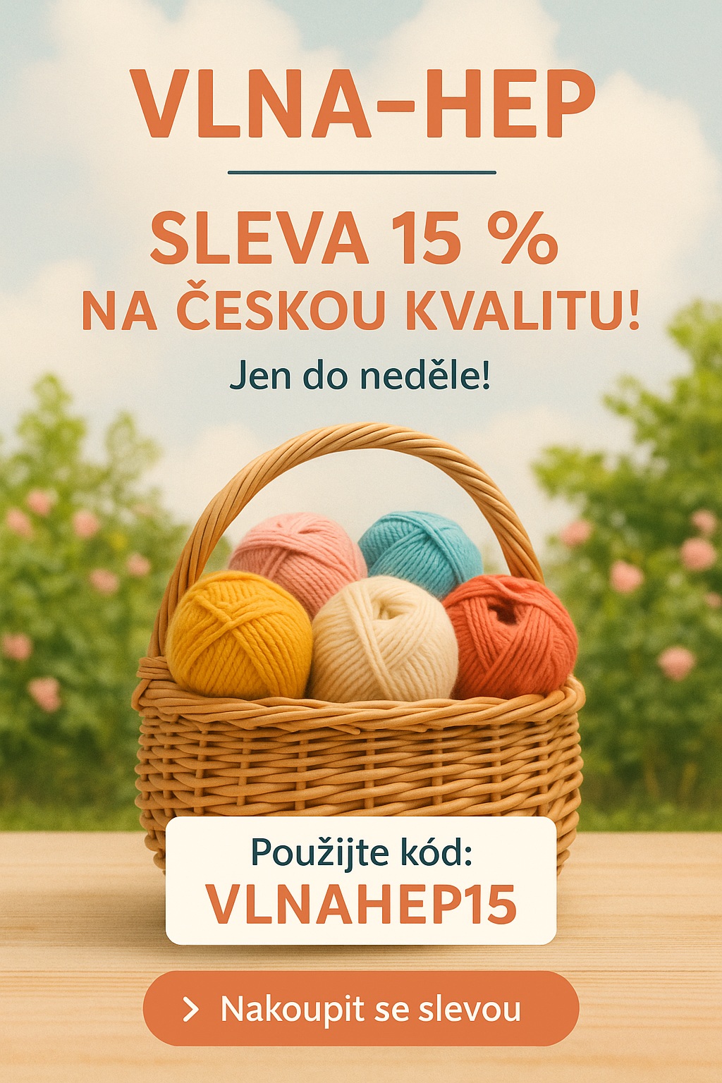 Sleva VLNA-HEP 15%