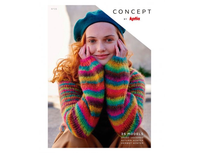 book magazine pattern knit crochet woman man autumn winter katia 6277 es en de