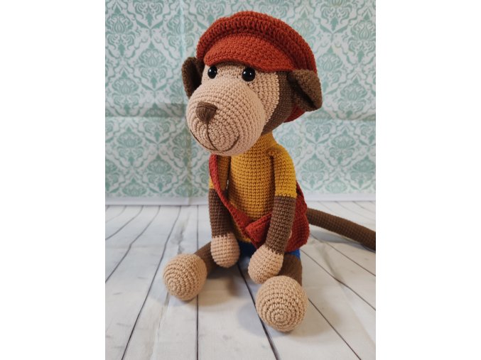 Háčkovaný Opičák Jeník
