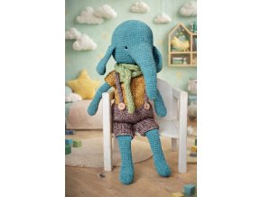 Háčkovaný Slon Eda