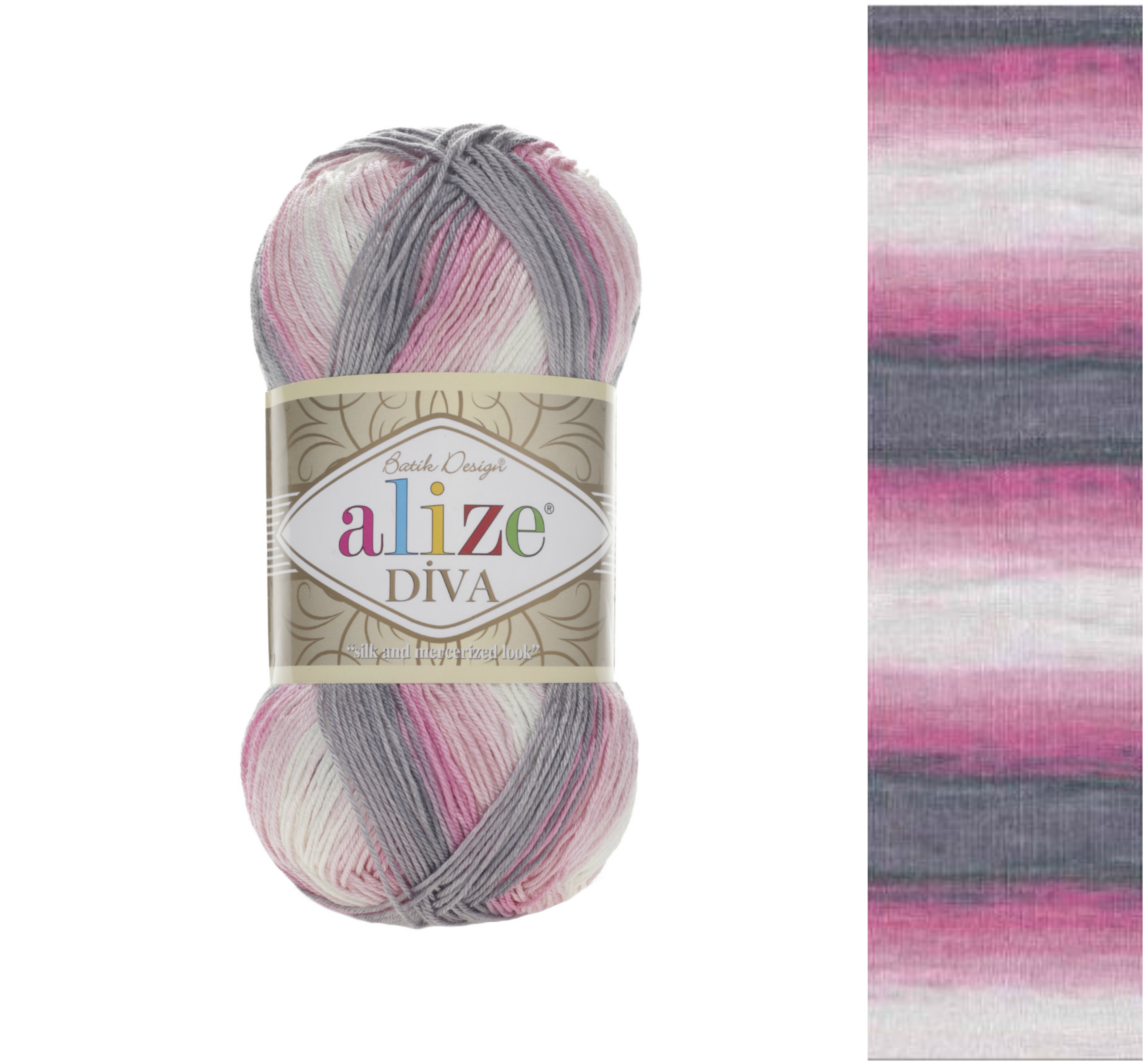 ALIZE Diva Batik - 350 m / 100 g 4. číslo barvy: 3245
