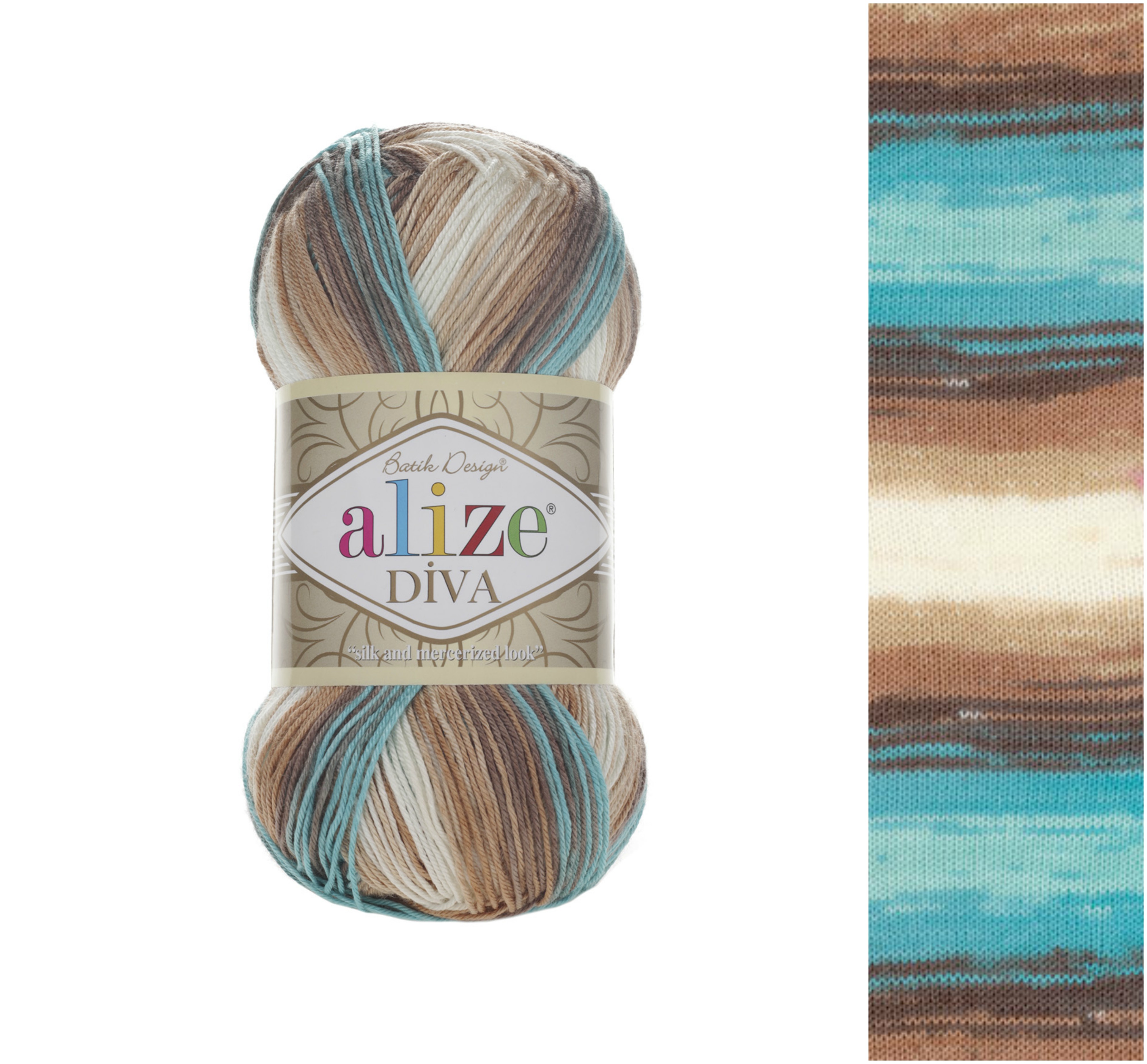 ALIZE Diva Batik - 350 m / 100 g 4. číslo barvy: 4603