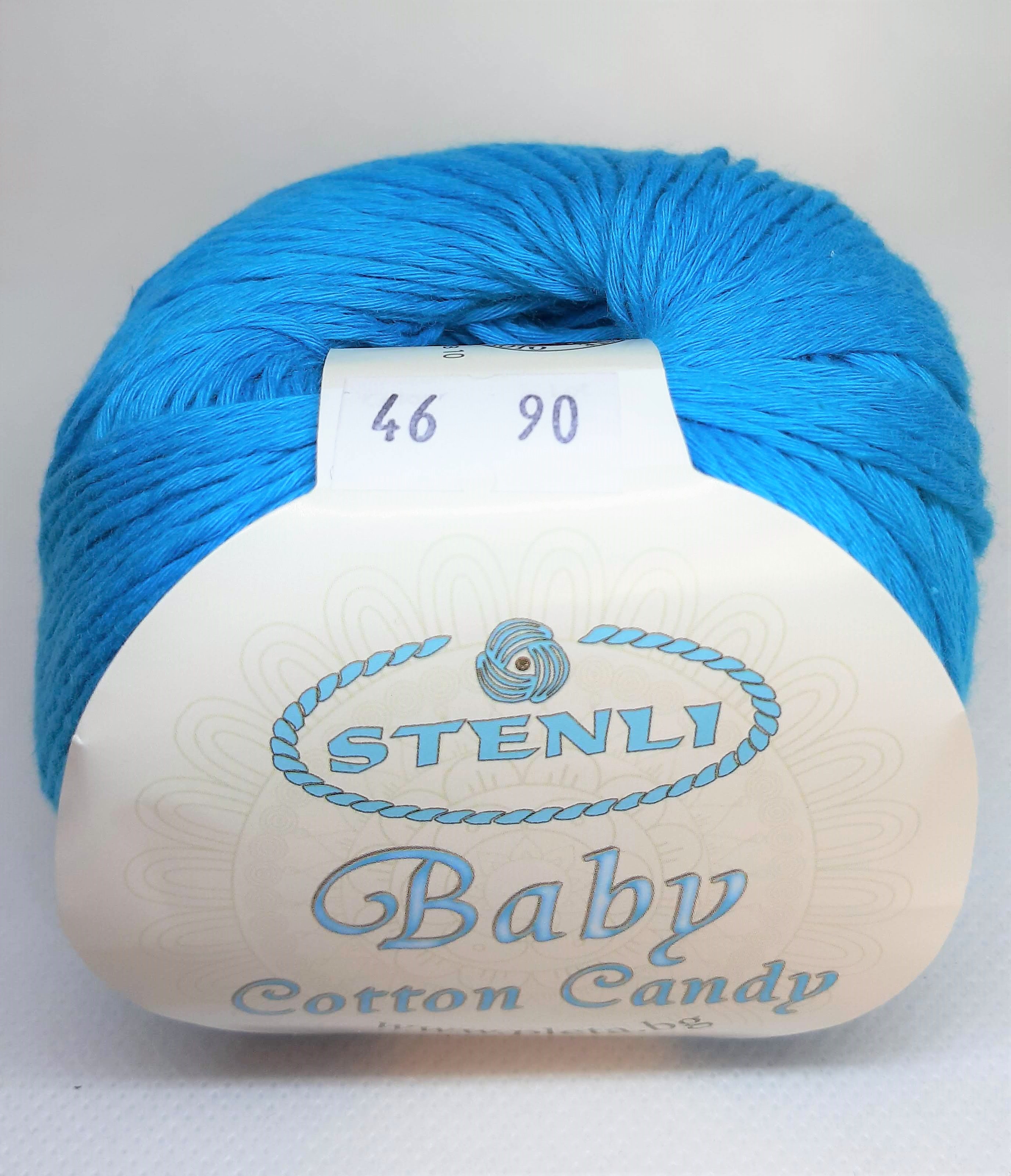 STENLI Baby Cotton Candy - 160 m / 50 g 2. barva: tyrkysová tmavší, 4. číslo barvy: 46