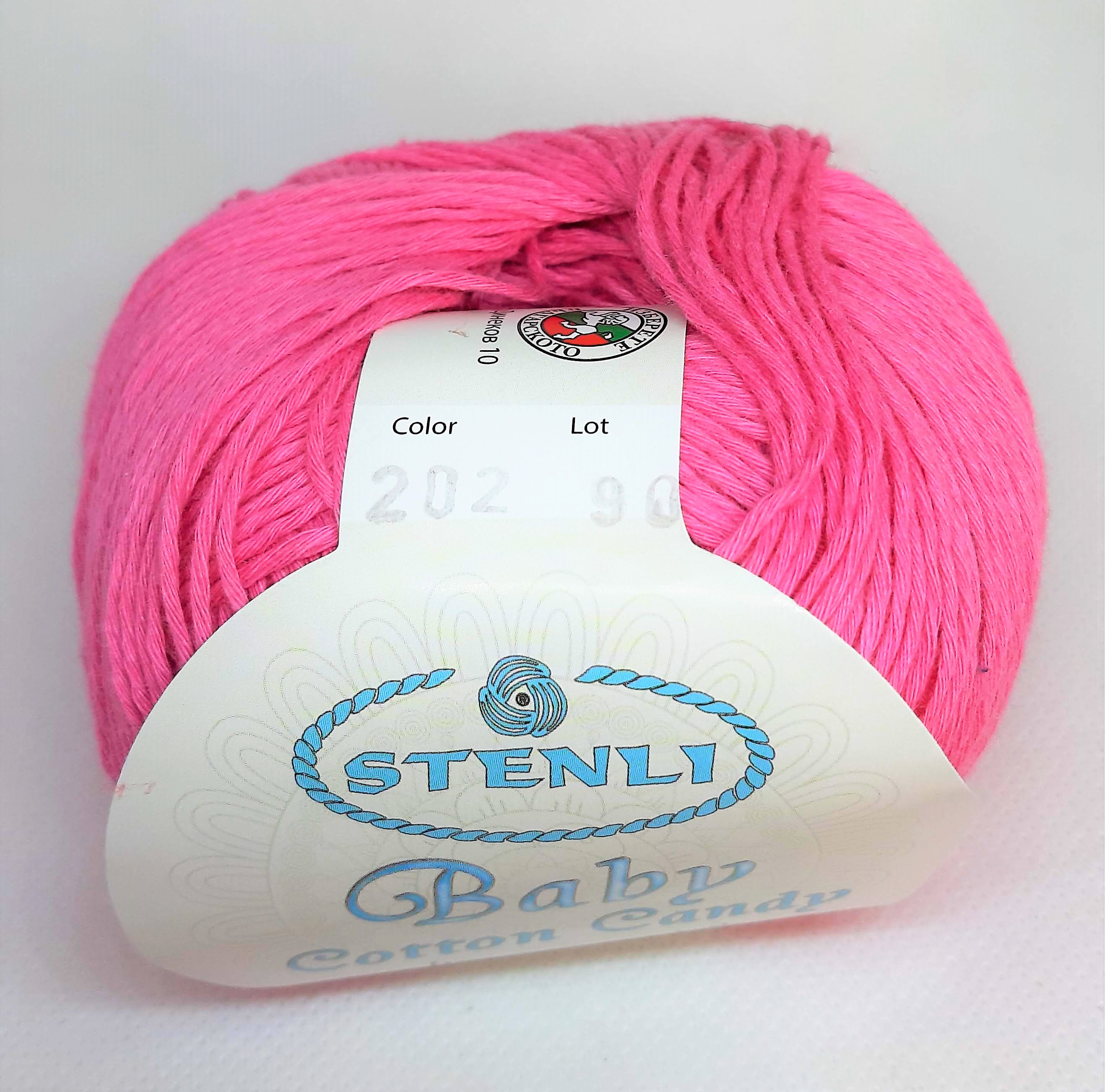 STENLI Baby Cotton Candy - 160 m / 50 g 2. barva: cyklámenová, 4. číslo barvy: 202