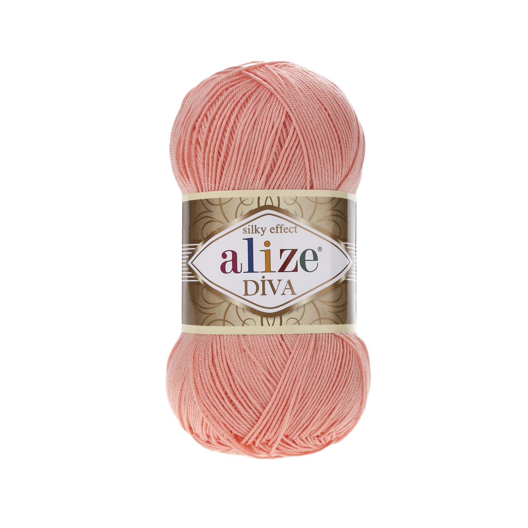 ALIZE Diva - 350 m / 100 g 2. barva: broskvová, 4. číslo barvy: 145